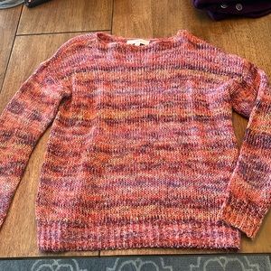 Multicolor Loft sweater. Size medium. Never worn.